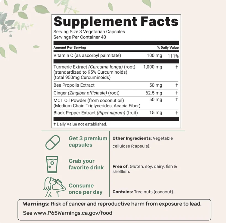 Pure Turmeric Capsules