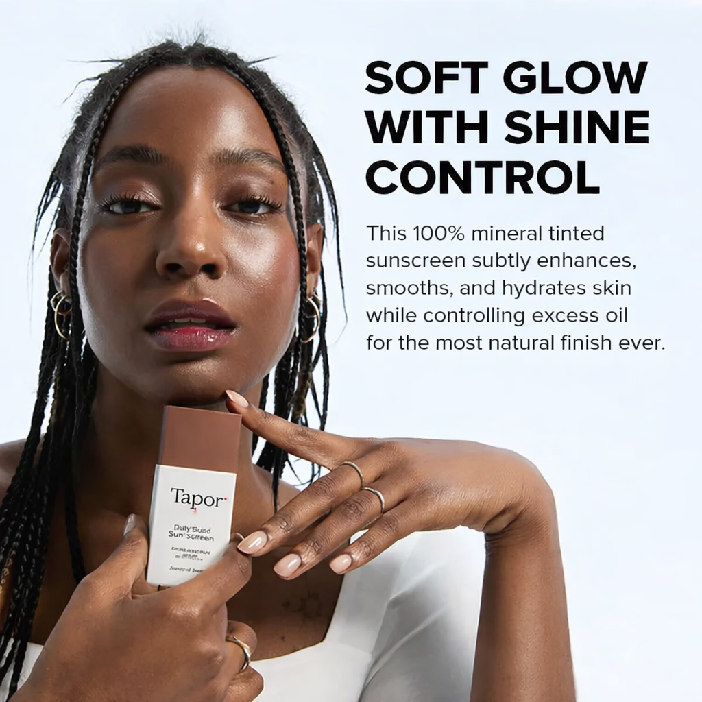 Taporvine® Daily Tinted Fluid Sunscreen 50ml Spf Facial